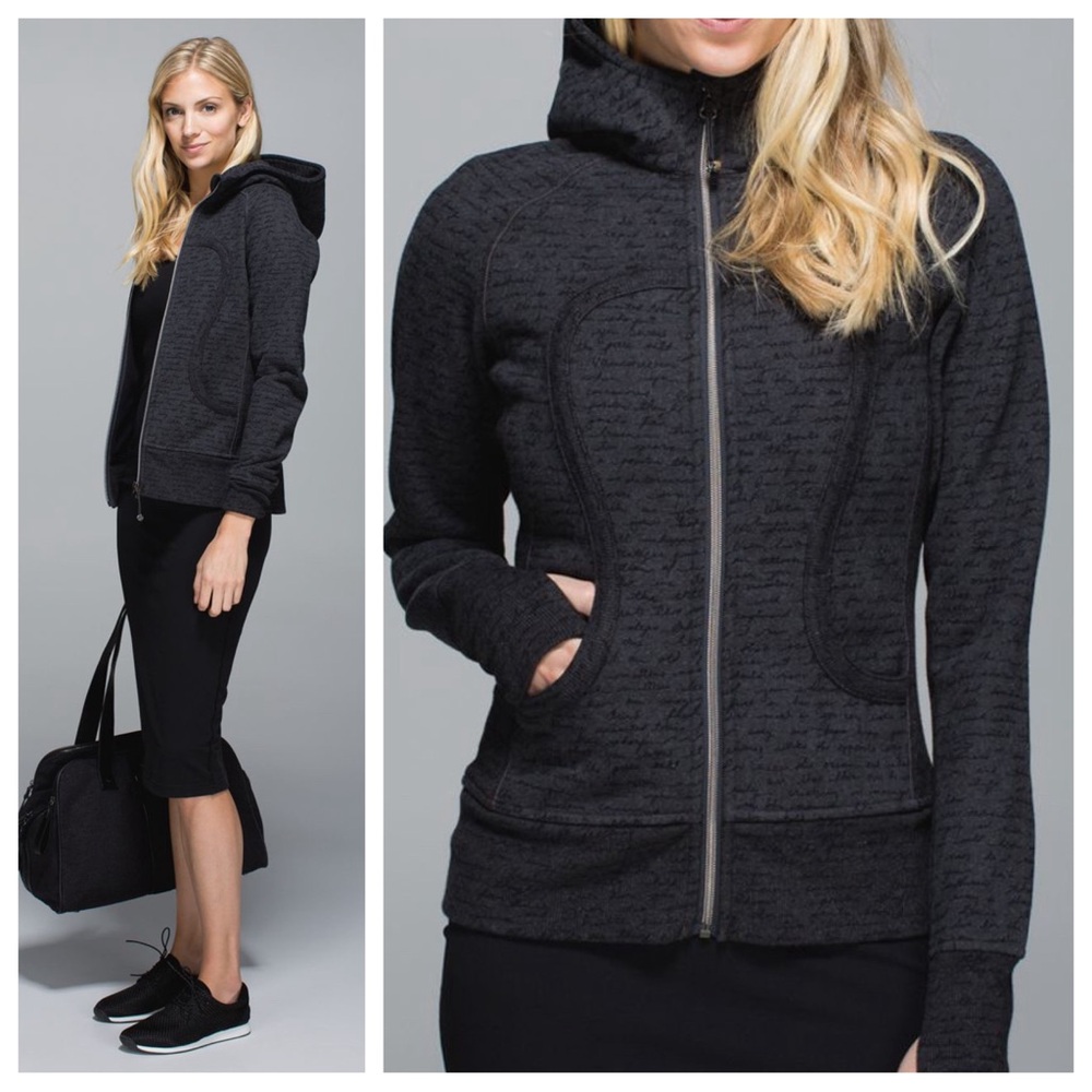lululemon athletica Charcoal Gray Hoodie Jacket